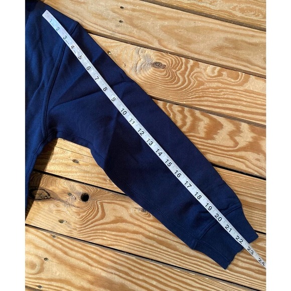 NWT Gap Logo Hoodie Sweatshirt Size XXL (14-16) Boy’s Navy - Picture 8 of 9